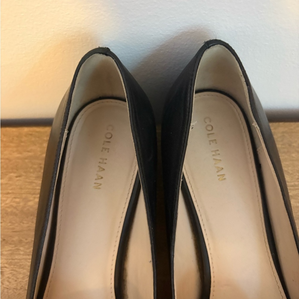 Cole Haan Women's Classic Black Flats - Picture 2 of 8